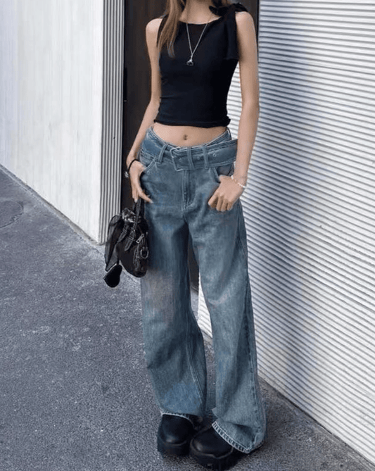 BELTED STRAIGHT FIT JEANS,belt, blue, bottomwear, casual, denim, full length, jeans, mid rise, straight fit, streetwear, summer, washed jeans, woven,belted_straight_fit_jeans_blue,Color- Blue Fabric- DenimFit- Straight FitLength- Full Length(40in)Waist- High RiseClosure- Zip & ButtonNo. of Pockets- 4Detail- Belt attached