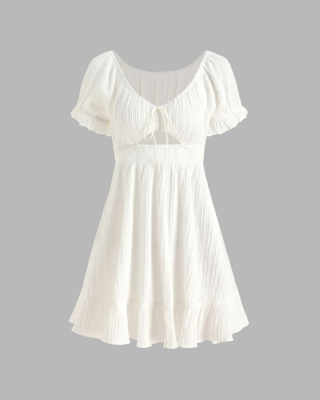 Textured A-Line Dress – Oyela