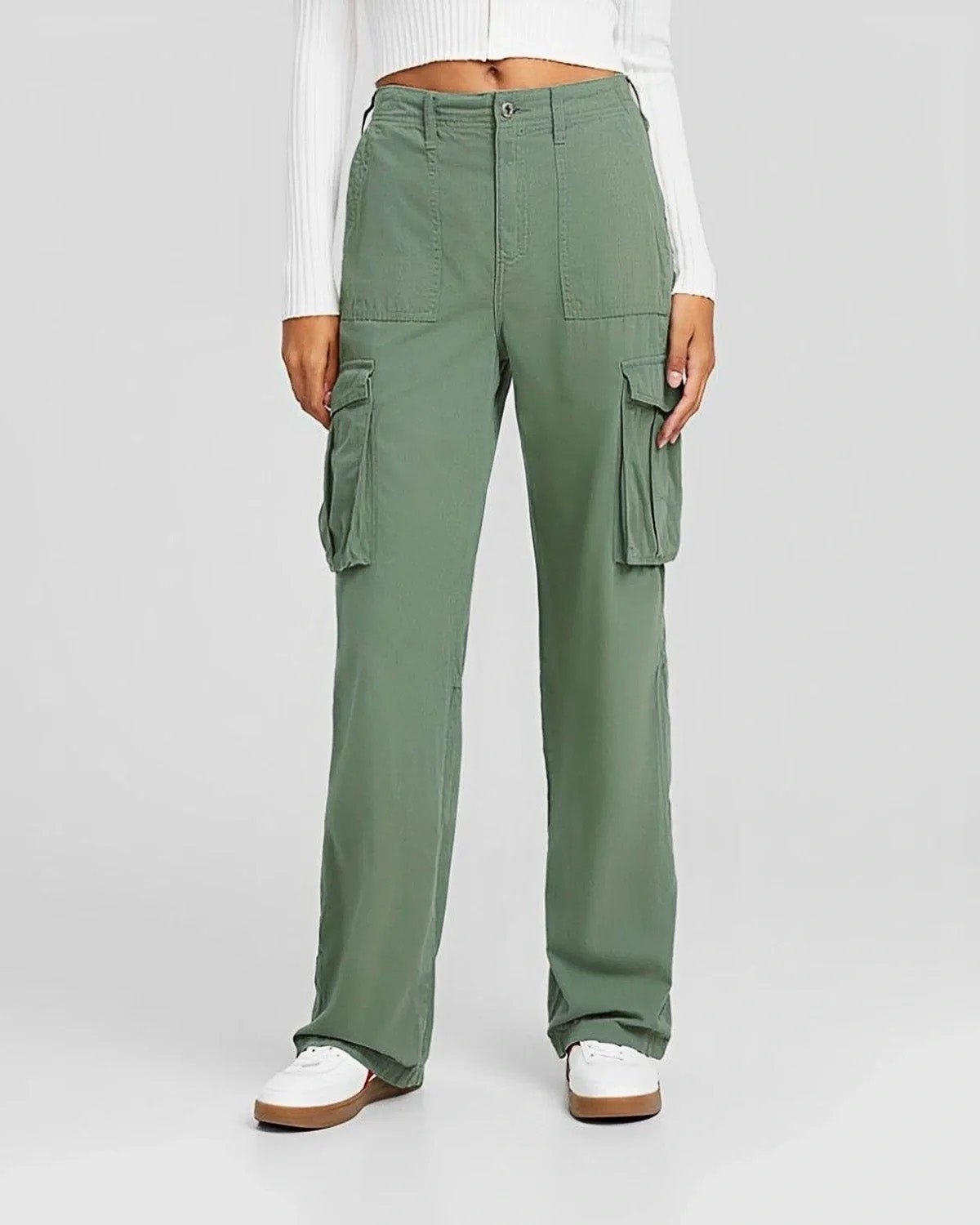 ADJUSTABLE CARGOS,bottomwear, cargos, casual, cotton, full length, high rise, olive green, straight fit, streetwear, summer, utility pocket, woven,cargo-wide-leg-adjustable-trouser-1-olivegreen,Length - Full length Waist - Mid-rise waist Fit - Wide leg fit Color - Olive GreenNo. of Pockets - 6Material - CottonClosure - Zip & buttonsDetail - Adjustable waist