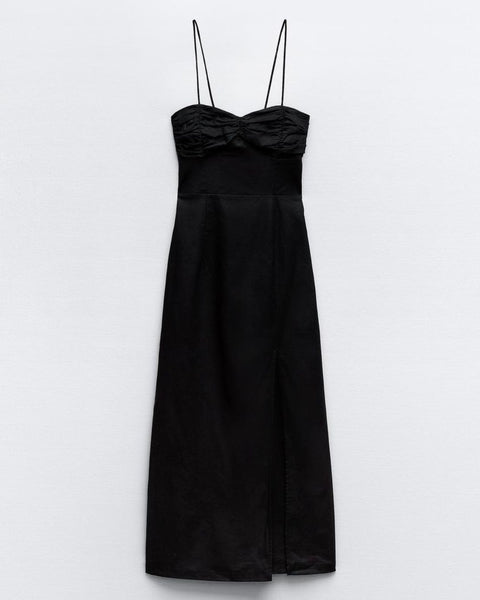 Slit Dress - 100% Cotton