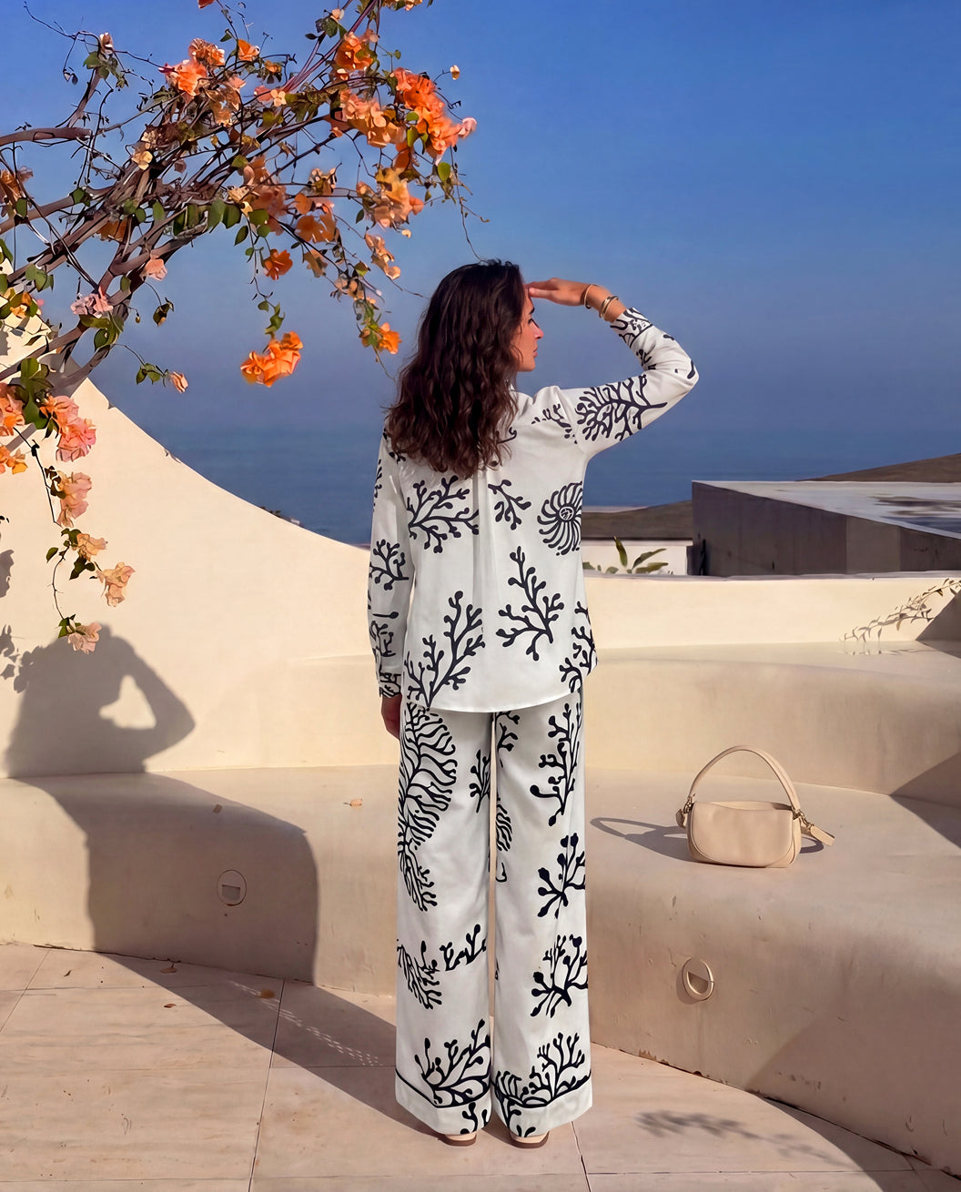Ivory Reef Print Co-ord Set