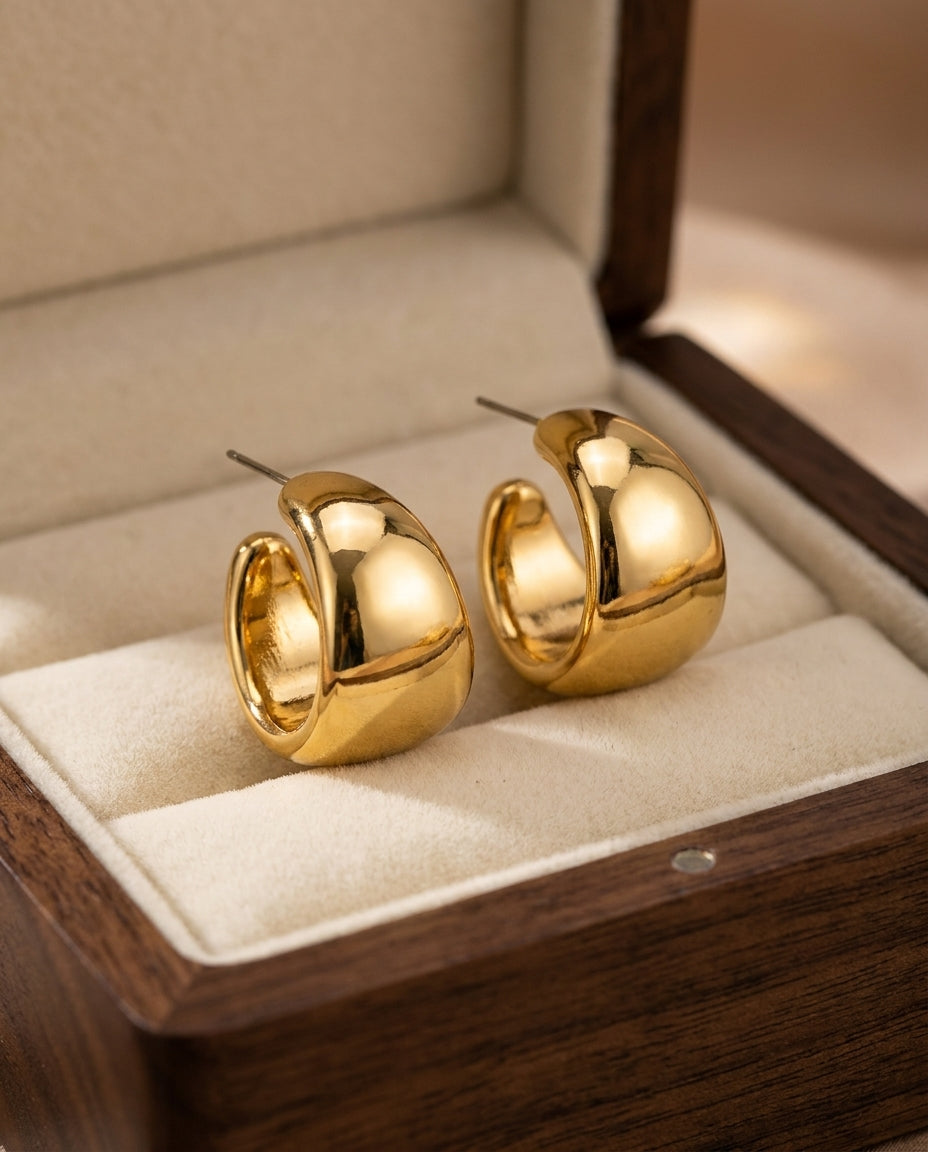 Trendy hoop earrings online