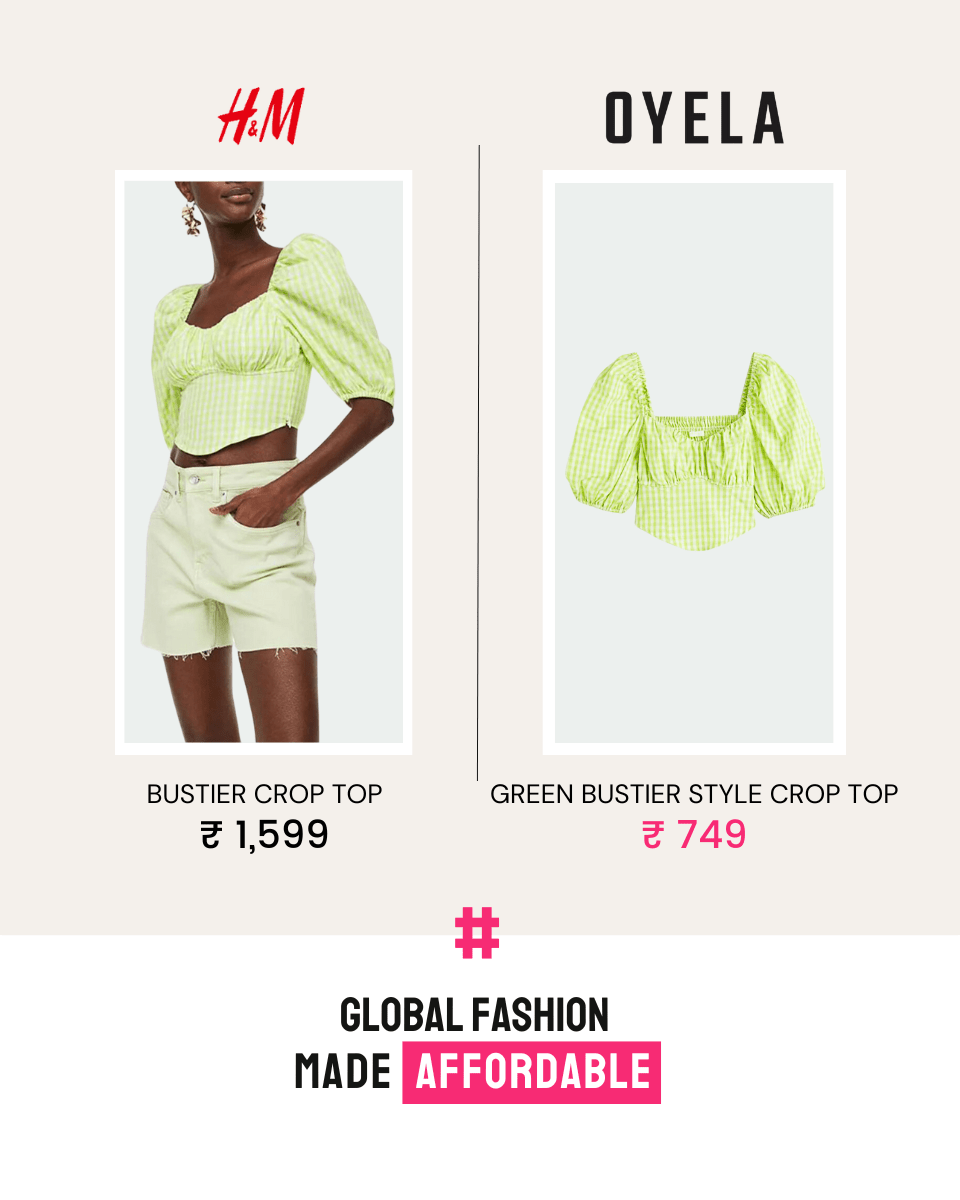 Green Bustier Style Corset Top