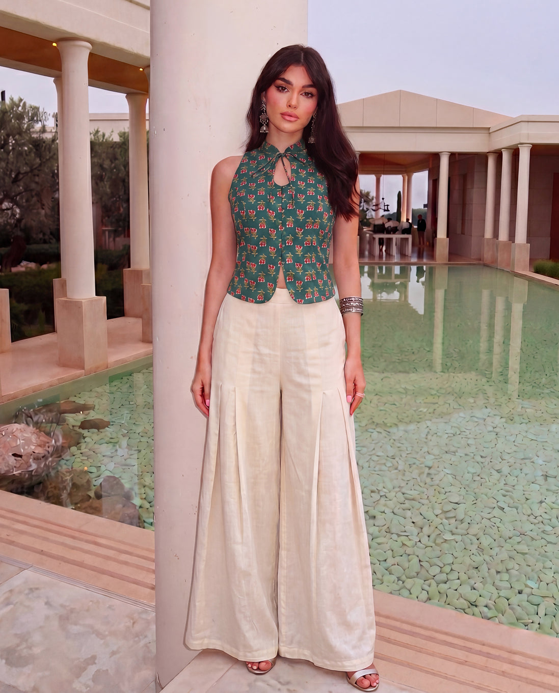 Gulnaar Keyhole Vest Top