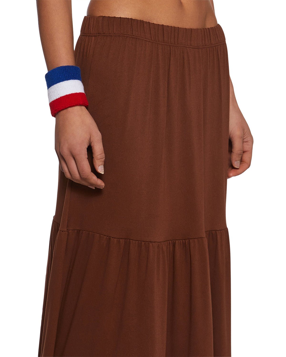 tiered-brown-long-skirt-brown-oy1502,25010002GG72,bottomwear,skirts,vacation,beach, streetwear,knitted,ribbed,brown,tiered,relaxed fit,tiered,maxi,mid rise,Color: Brown
Fit: Relaxed Fit
Length: Maxi
Waist: Mid Rise
Closure: Elasticated
Fabric: Ribbed
Print: Solid,TIERED BROWN LONG SKIRT