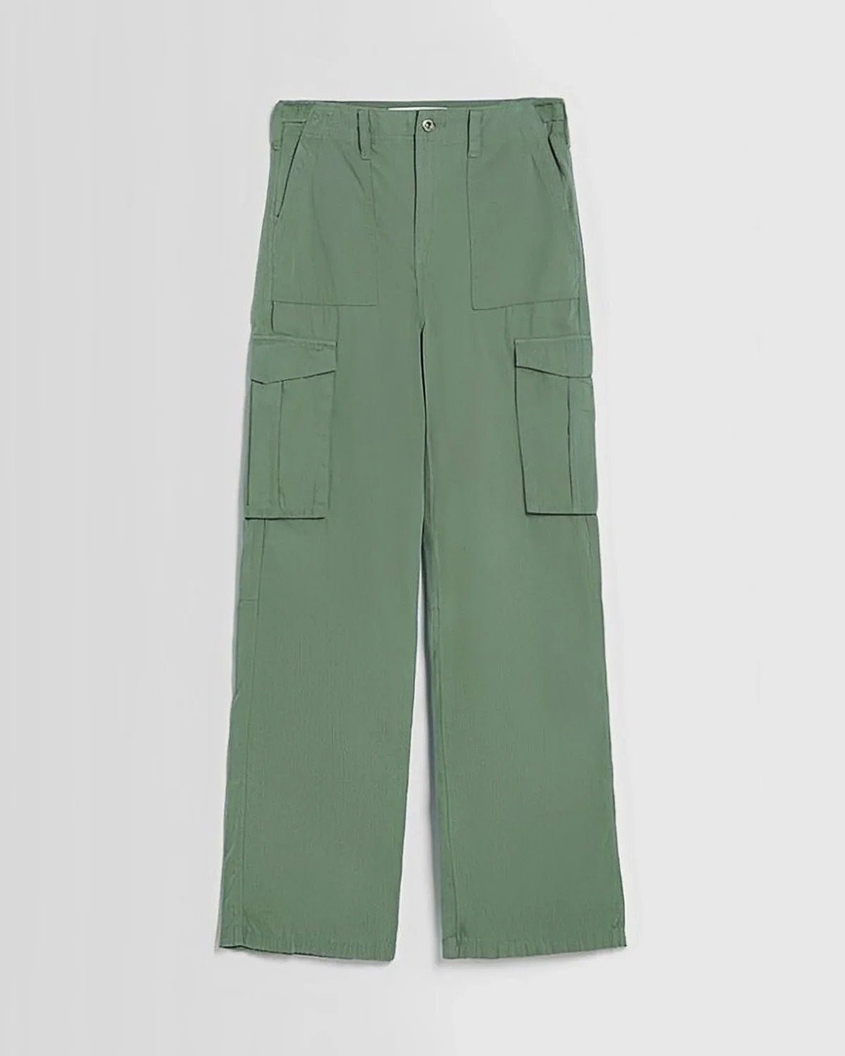 ADJUSTABLE CARGOS,bottomwear, cargos, casual, cotton, full length, high rise, olive green, straight fit, streetwear, summer, utility pocket, woven,cargo-wide-leg-adjustable-trouser-1-olivegreen,Length - Full length Waist - Mid-rise waist Fit - Wide leg fit Color - Olive GreenNo. of Pockets - 6Material - CottonClosure - Zip & buttonsDetail - Adjustable waist