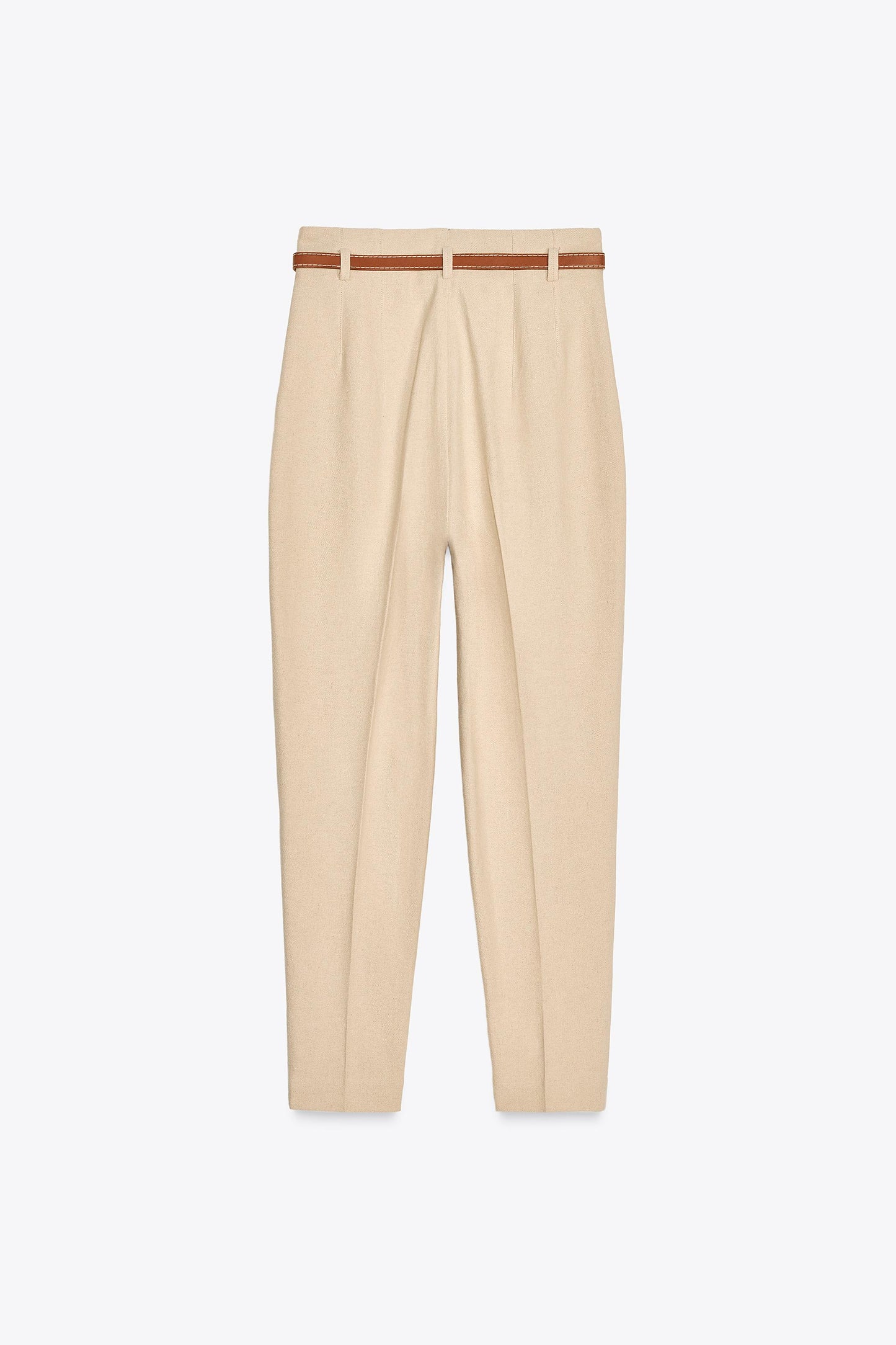 bottomwear,trousers,formal,gen z, summer,stretchable,moss,panelling, beige,side pockets,,regular fit,tapered,full length,high rise OY2033, 25100022GG