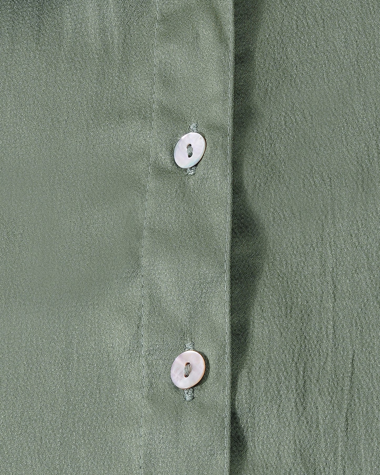 solid-satin-shirt-green,SOLID SATIN SHIRT,topwear,shirts,outdoor events,minimal,woven,satin,green,solid,regular fit,regular,shirt collar,cuff sleeves,long sleeves