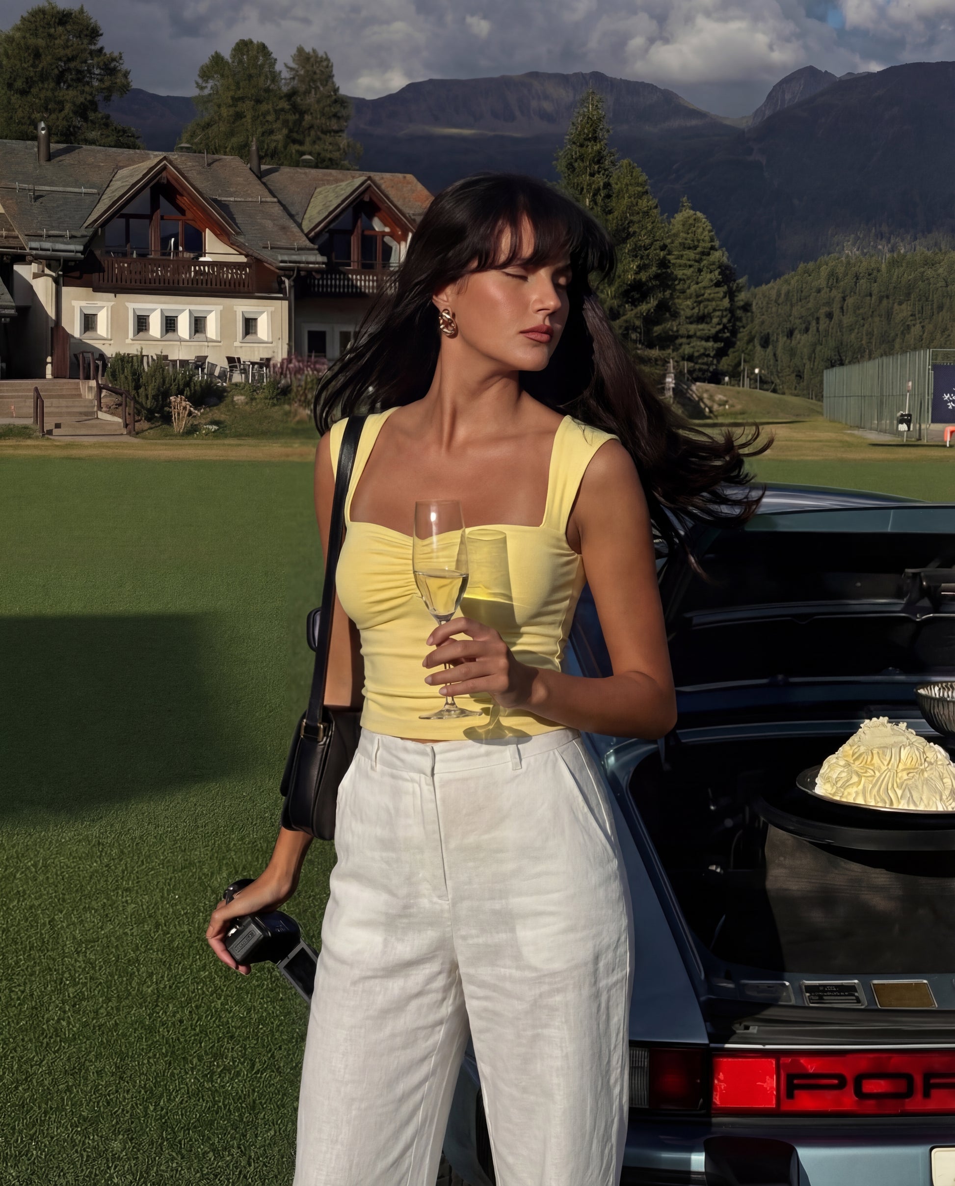 Butter yellow, topwear,tops,casual,summerwear, streetwear, knitted,single jersey,yellow,solid,slim fit,crop,crop,sweetheart neck,cap sleeves	24060027AB, OY647