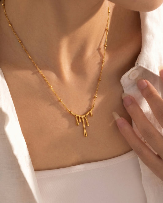 Golden Drip Necklace