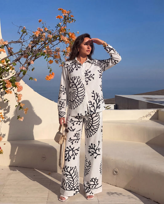 Ivory Reef Print Co-ord Set