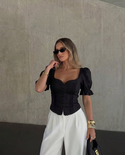 Corset Waist Top
