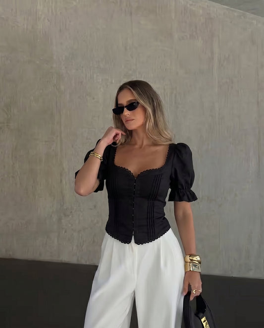 Corset Waist Top