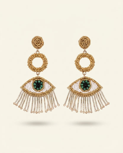 Evil Eye Drop Earrings