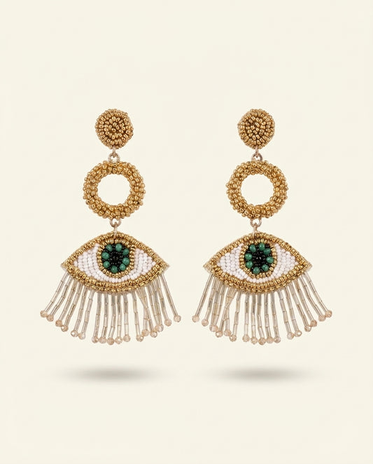 Evil Eye Drop Earrings