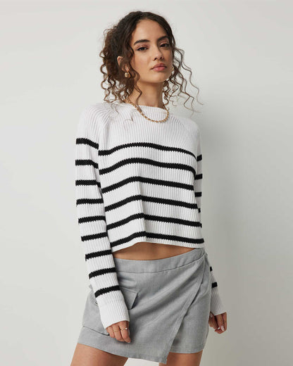 outer wear,sweater,casual,winter wear,knitted,wool,white,striped,regular fit,regular,crew neck,raglan sleeves,long sleeves,striped-raglan-sleeve-sweater-white,Color: White
Fabric: Wool
Fit: Regular Fit
Neck: Crew Neck
Sleeves: Raglan Sleeves
Print: Stripes,STRIPED RAGLAN SLEEVE SWEATER