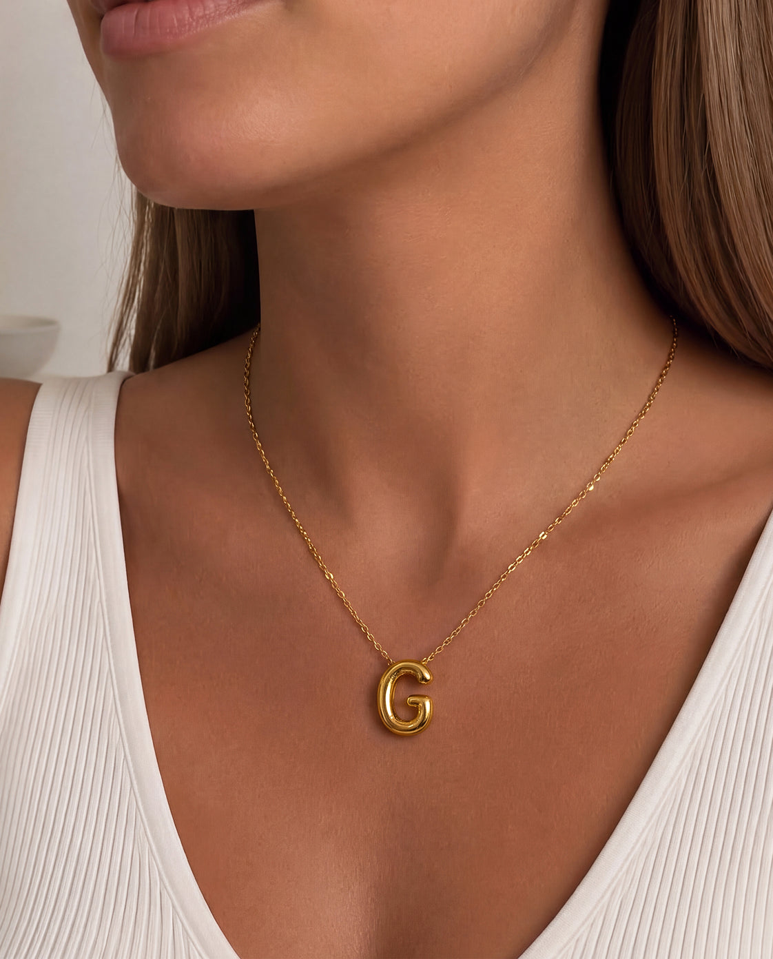 The G Anti Tarnish Necklace - Gold