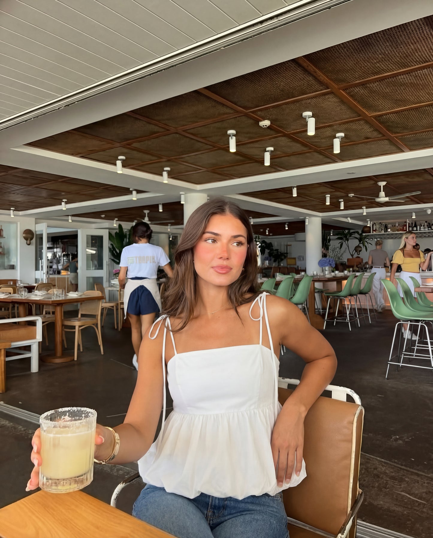 topwear,tops,casual, vacation, outdoor events,bold, glam, minimal, summer,woven,cotton,white,solid,pleated,skinny fit,balloon top,waist length,bubble hem,off shoulder,sleeveless, OY1917, 25060022GG