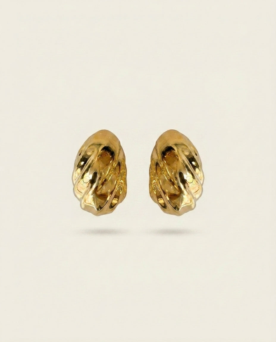 Vortex Hoops - Gold