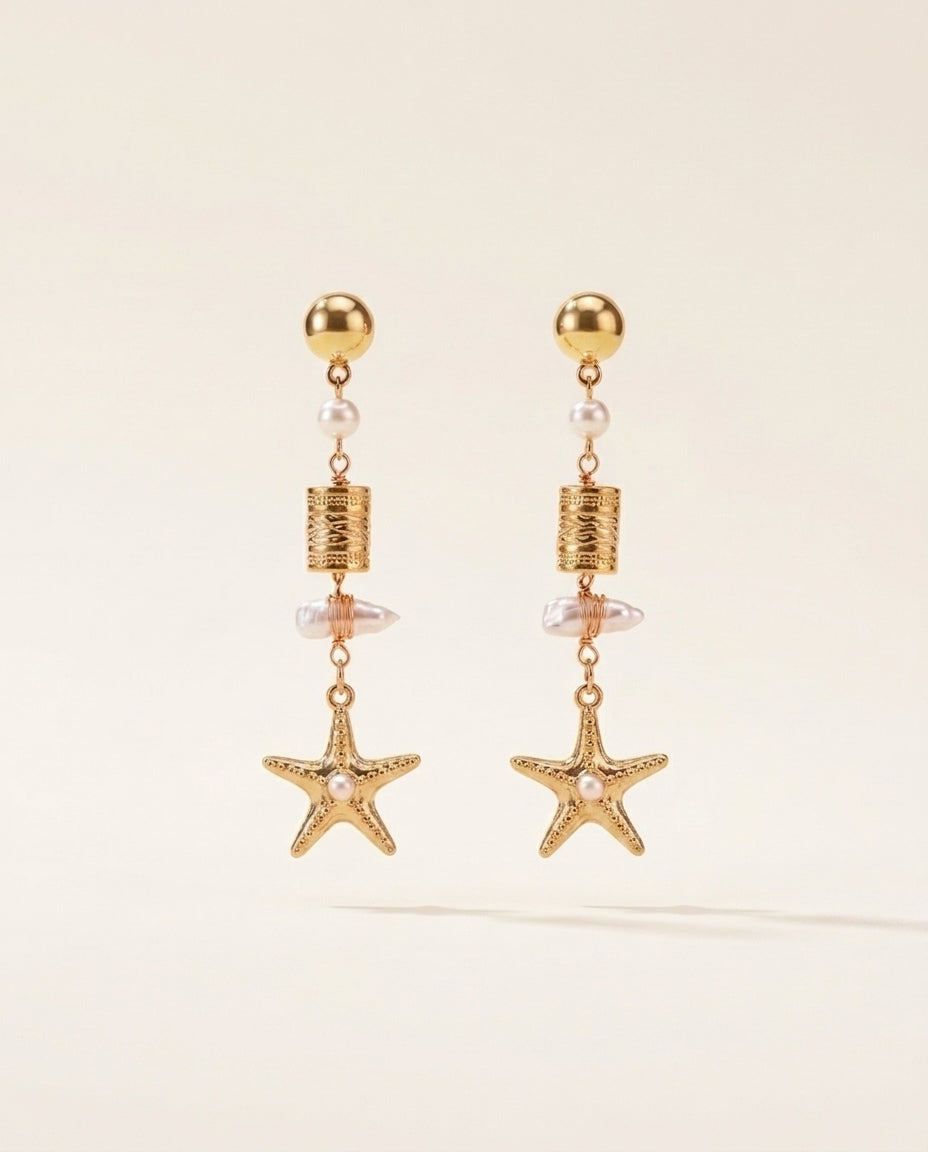 Star Drop Studs