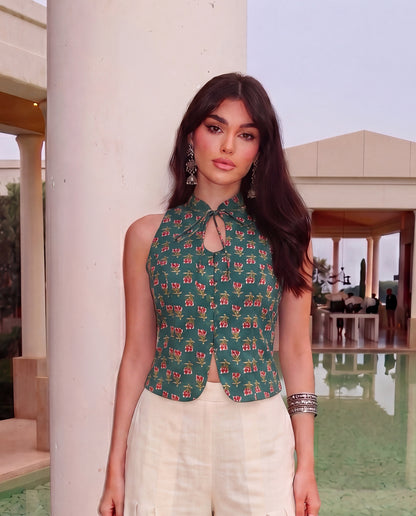 Gulnaar Keyhole Vest Top