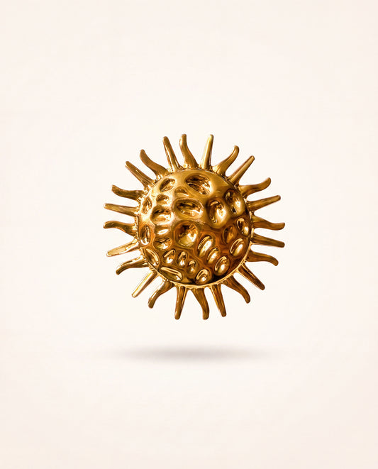 The Cosmic Sun Anti Tarnish Rings - Gold