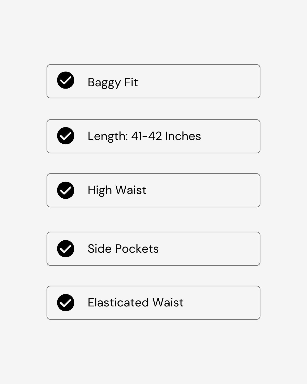 Striped Baggy Korean Pants