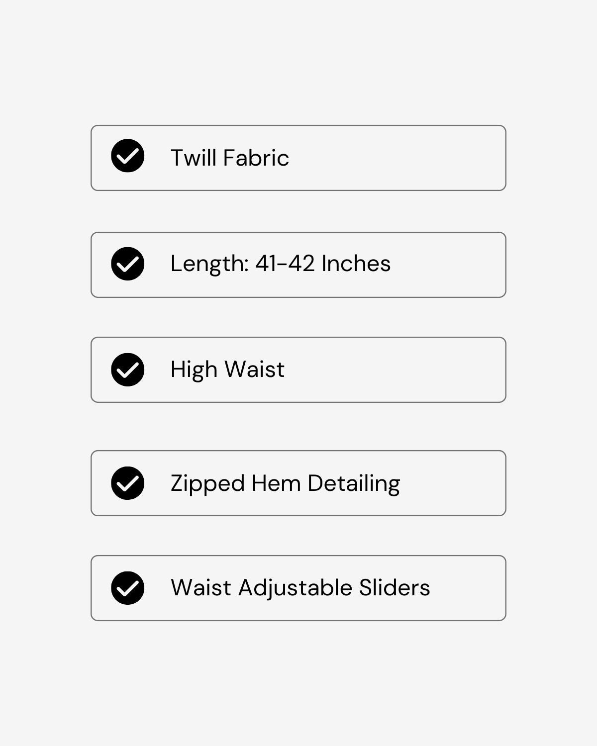 Zipped Hem Cargo With Adjustable Slider In Brown