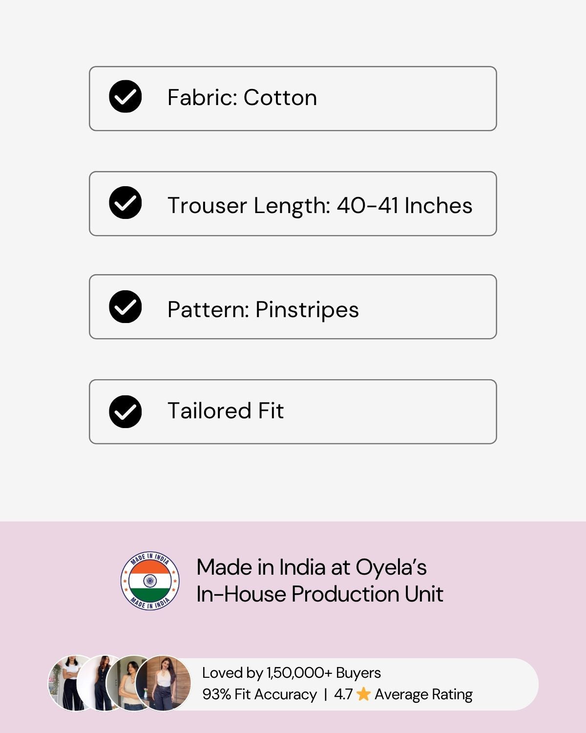 Set Of 2 Pinstripes Crop Blazer And Pant