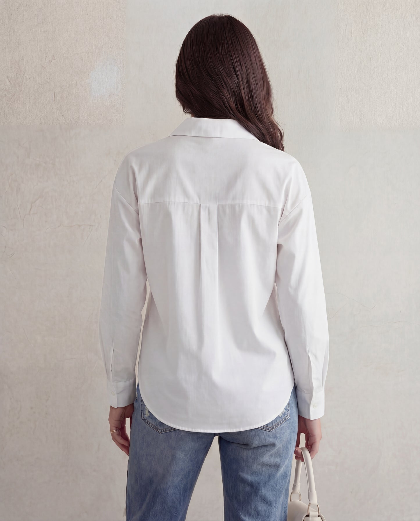 Evil Eye Embellished White Shirt