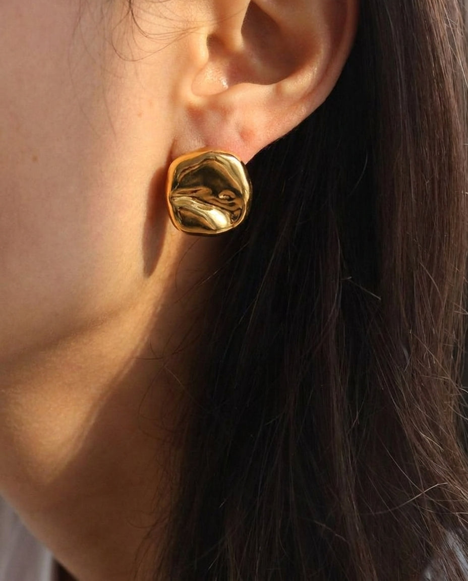 Melt With Me Hoops - Gold