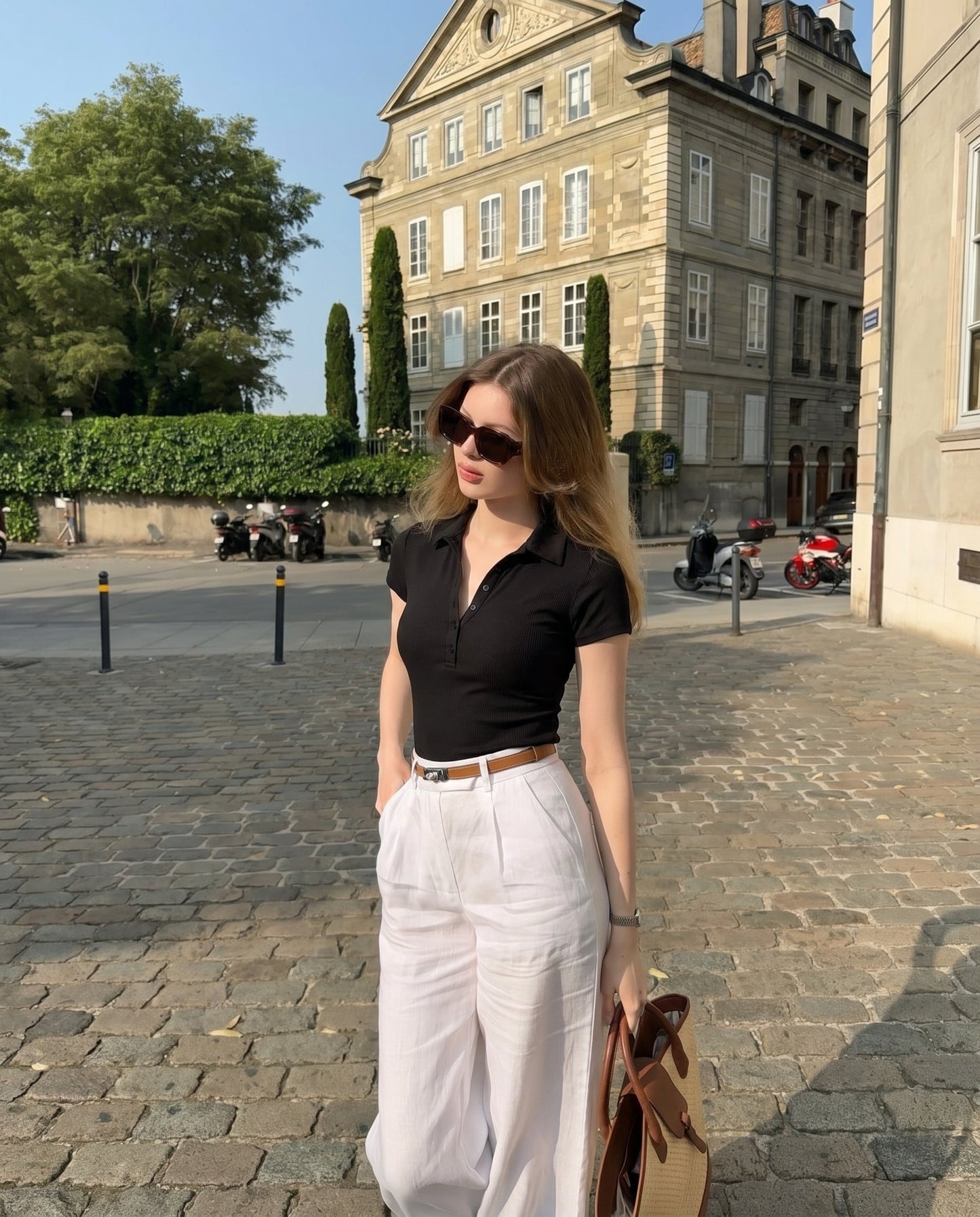 topwear,tops,casual, casual chic,gen z,, summer, streetwear,knitted, stretchable, woven,polyester, spandex,black,solid,,button, ,slim fit,crop top,crop, straight hem,spread collar,no straps,cap sleeves,short sleeves	OY3103, 25100008GG