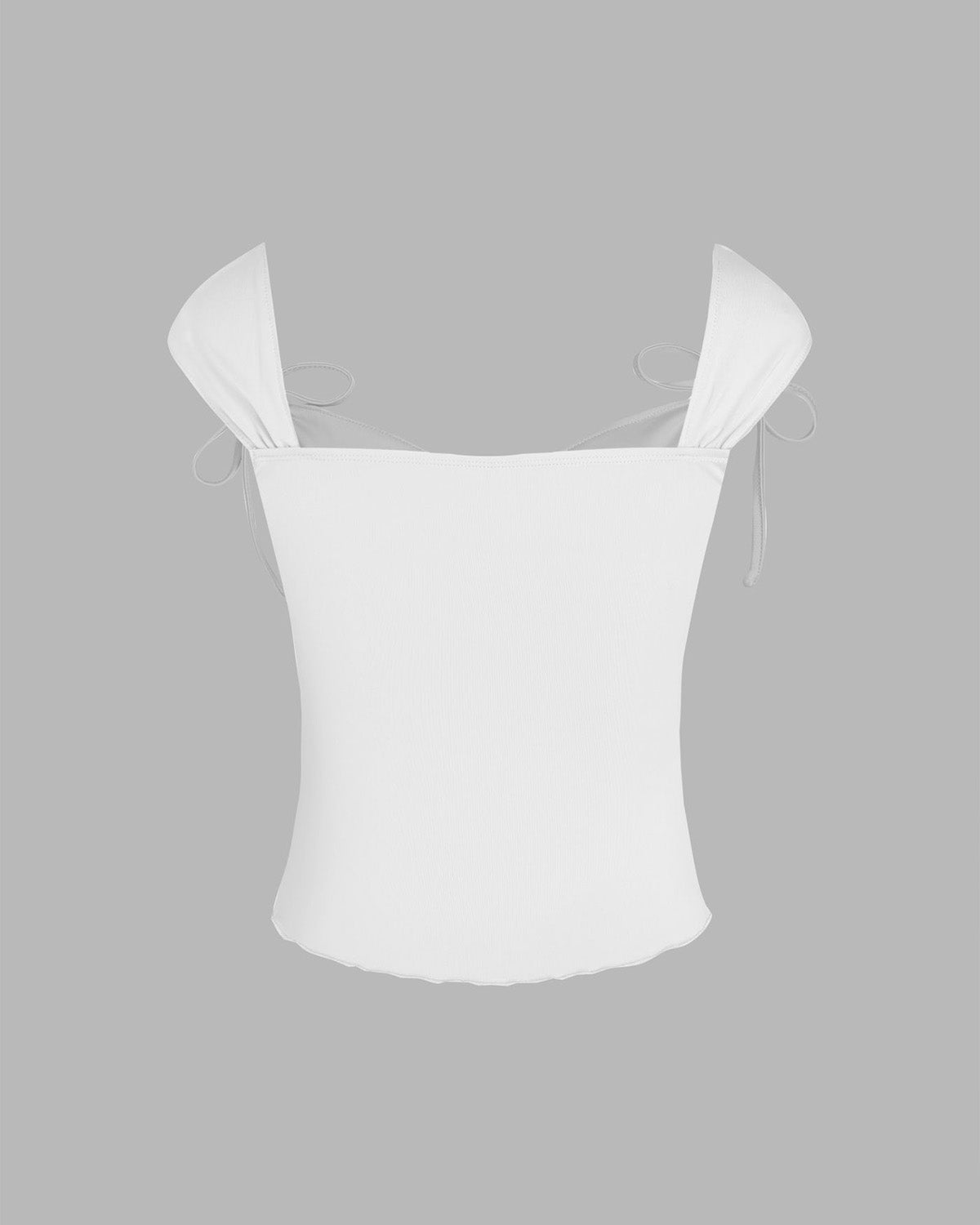 SWEETHEART NECK FITTED TOP