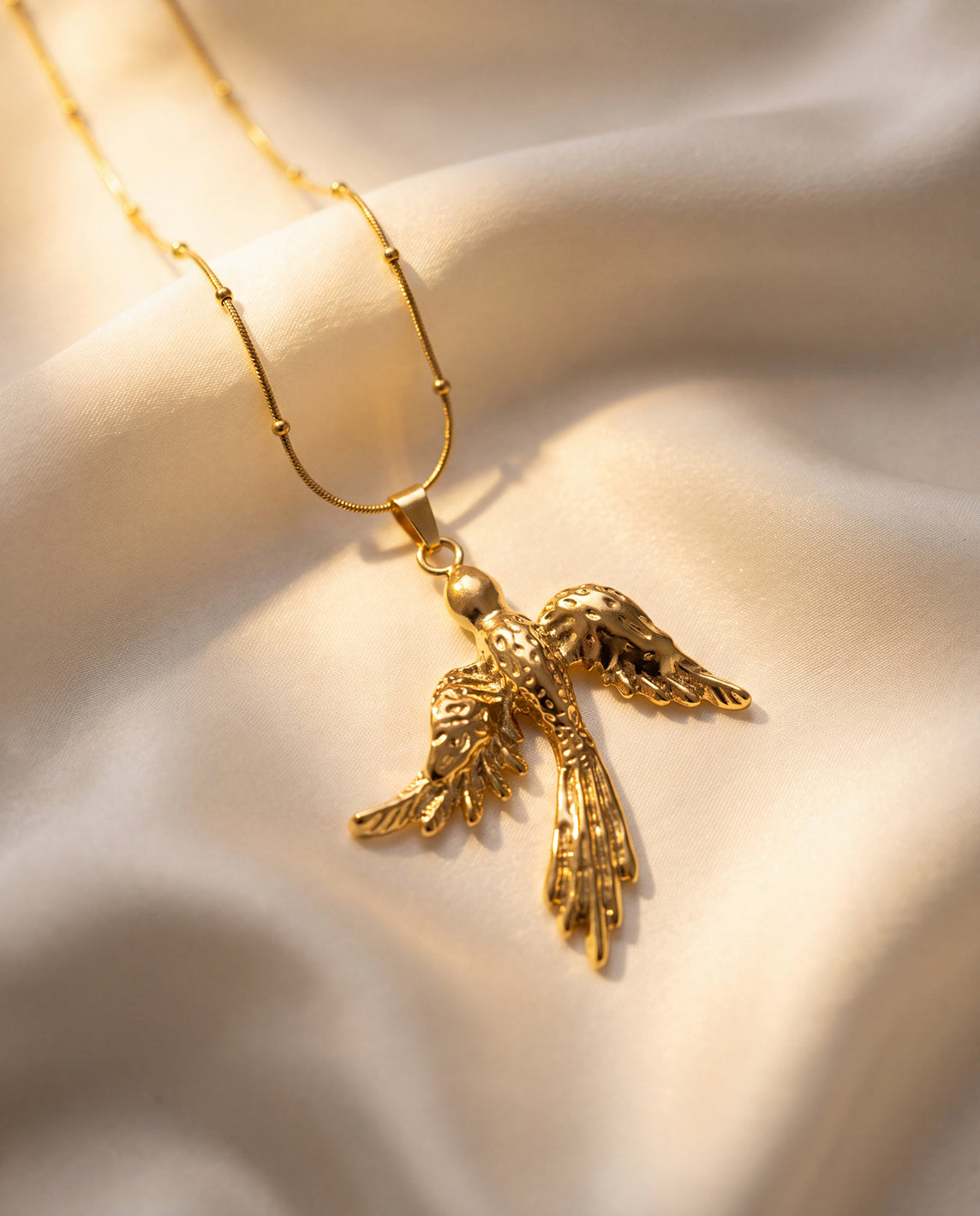The Free Bird Anti Tarnish Necklace - Gold