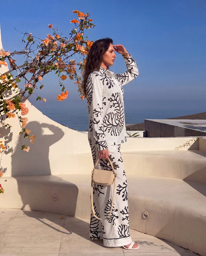 Ivory Reef Print Co-ord Set