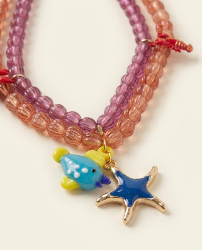 Sunset Layered Starfish Necklace