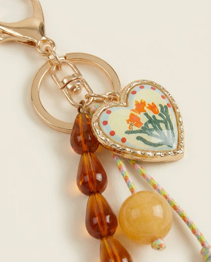 Golden Tassel Keychain