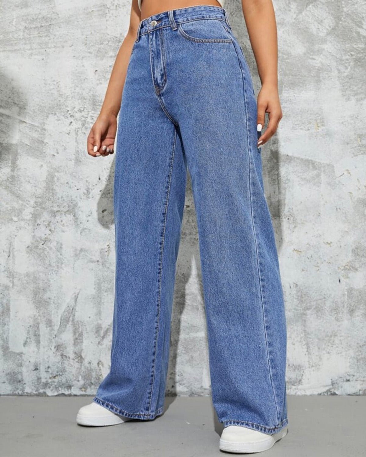 washed-relaxed-fit-jeans-blue,WASHED RELAXED FIT JEANS,bottomwear,jeans,casual,streetwear,woven,denim,washed jeans,blue,relaxed fit,wide leg,full length,high rise