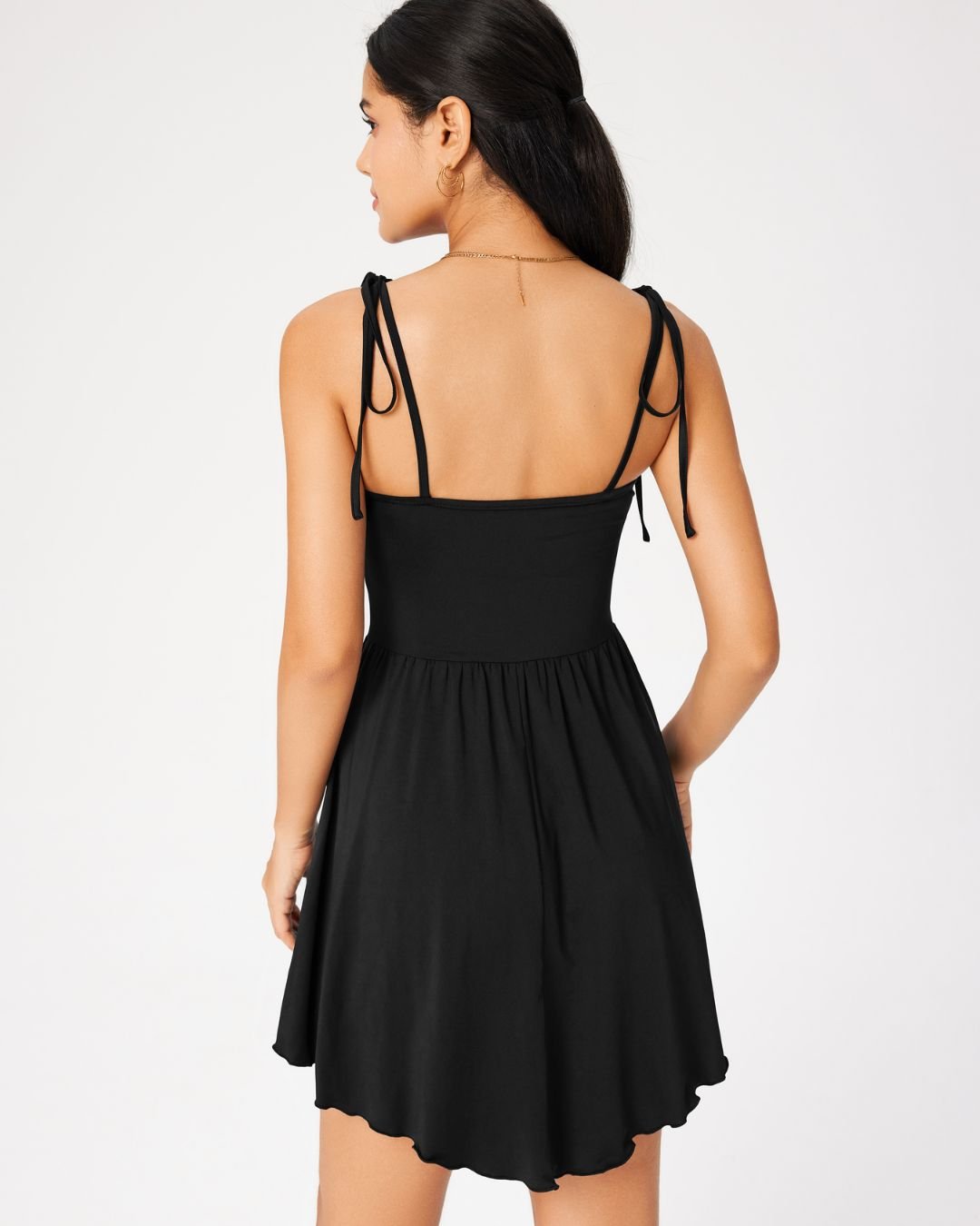 GATHERED FIT AND FLARE DRESS,black, dresses, fit and flare, gathered, glam, knitted, mini, party, ribbed, sleeveless, solid, spaghetti strap, stretchable, tailored fit,gathered-fit-and-flare-dress-black,Color- Black
Fabric- Ribbed
Type- Fit And Flare
Fit- Tailored Fit
Length- Mini
Sleeve- Sleeveless 
Strap- Spaghetti Strap 
Print- Solid
Details- Gathers at waist and corset bodice