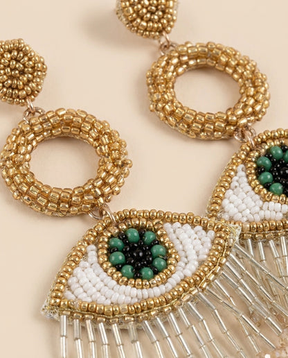 Evil Eye Drop Earrings