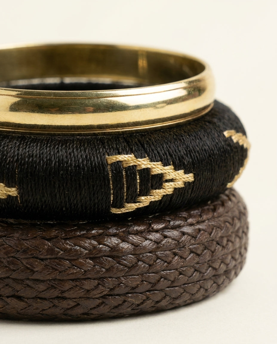 Textured Stack Bangles