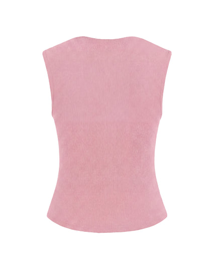 Light Pink Cowl Neck Top