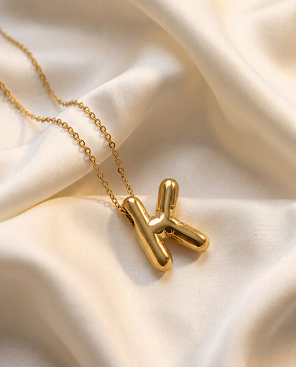 The K Anti Tarnish Necklace - Gold