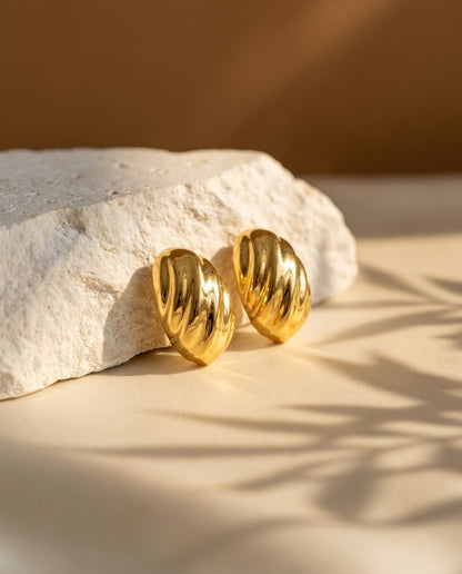 Vortex Hoops - Gold