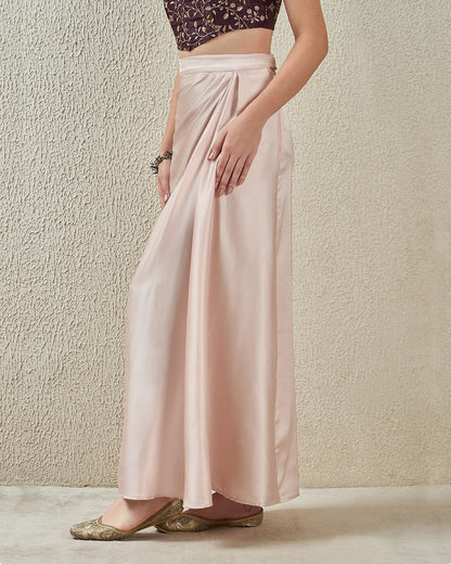bottomwear,skirts,casual, casual chic, ethnic, party, vacation,indian wear, indo western, soft girl, summer,woven,satin,gathered,beige,pleated,zipper,relaxed fit,flared,maxi,straight hem,mid rise, OY3015, 25070054GG