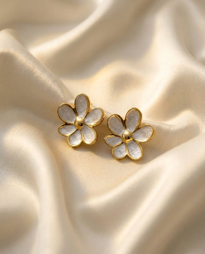 The Daisy Anti Tarnish Studs - Gold