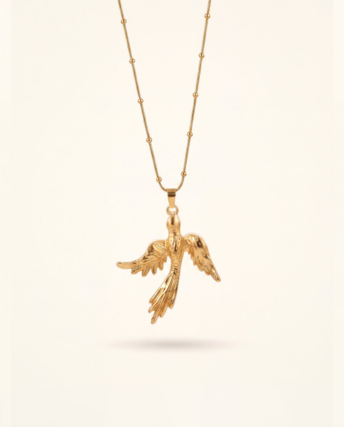 The Free Bird Anti Tarnish Necklace - Gold