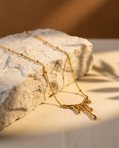 Golden Drip Necklace