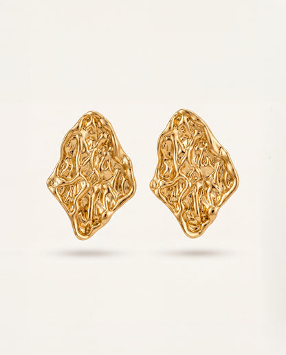 The Terrain Stud Anti Tarnish Earrings - Gold
