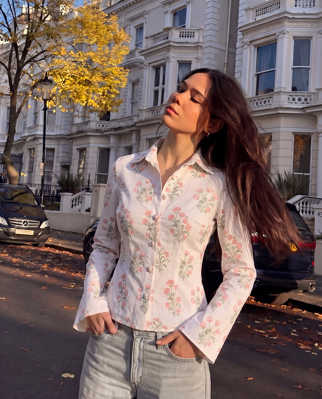 Floral Bloom Fitted Shirt